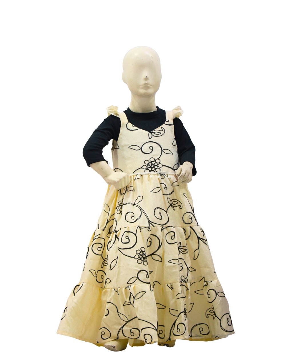 Girls party frock, blush